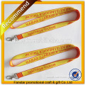 Promotional printed polyeaster lanyard,Custom logo prited polyester woven lanyard